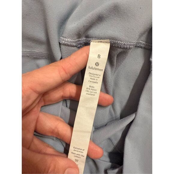 Lululemon Athletica Gray Align Pant Four-Way Stretch High Rise Leggings Size 8 - Picture 5 of 6